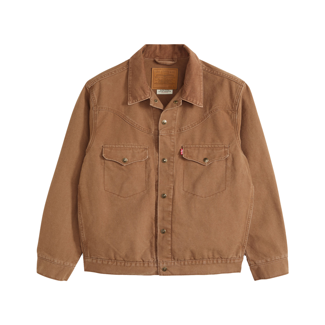 002WN-0002 Levi's Western Shorthorn Trucker Jacket Brown