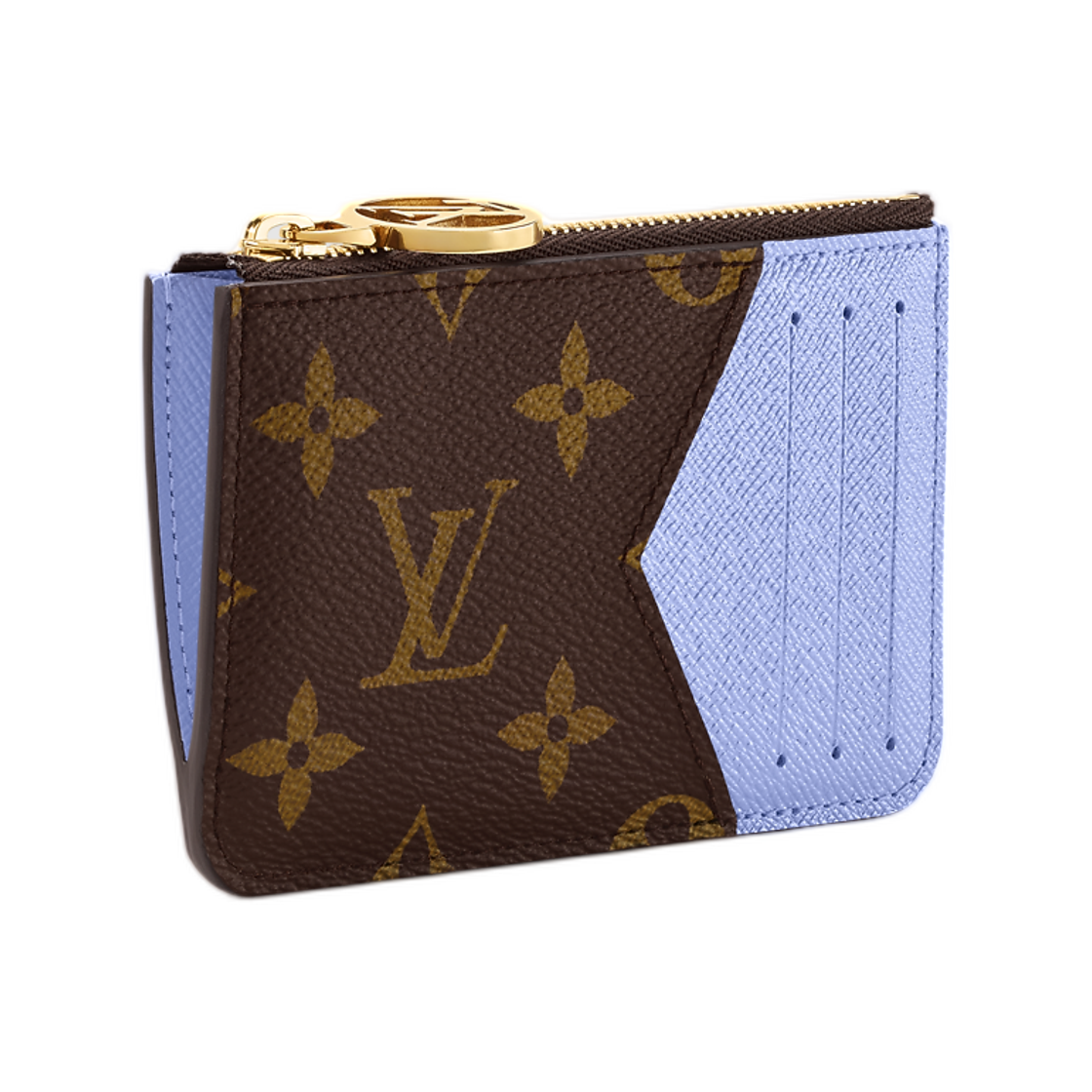 루이비통 로미 카드 홀더 모노그램 블루 프로스트(Louis Vuitton Romy Card Holder Monogram Blue Frost) - 2