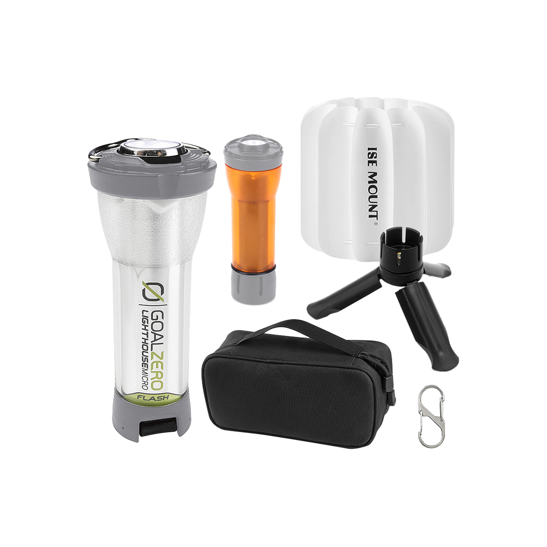 32005JPGY GOALZERO Lighthouse Micro Flash USB Rechargeable Lantern Gray Edition Premium Kit