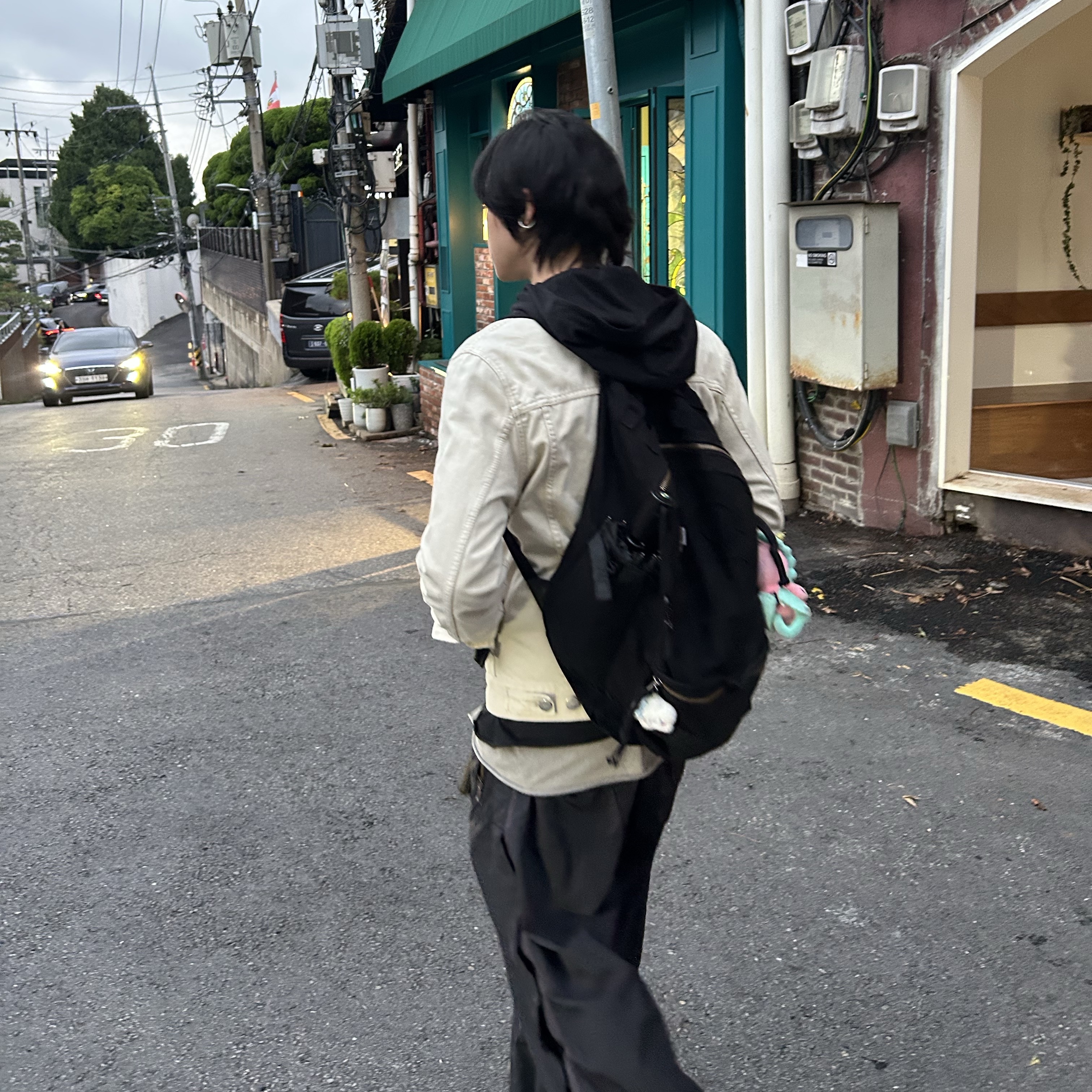 Polyteru Used Backpack 2PK Black, [기간한정 20%쿠폰] Polyteru Human Index Human Sleeveless Gray Beige 착용 스타일
