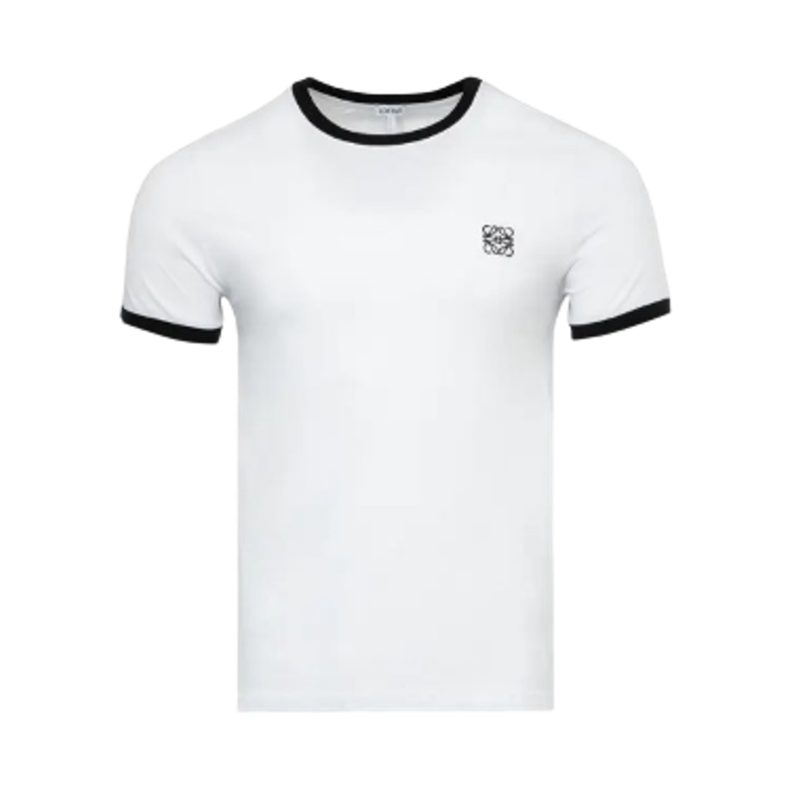 로에베 슬림핏 티셔츠 화이트 블랙(Loewe Slim Fit T-Shirt White Black)