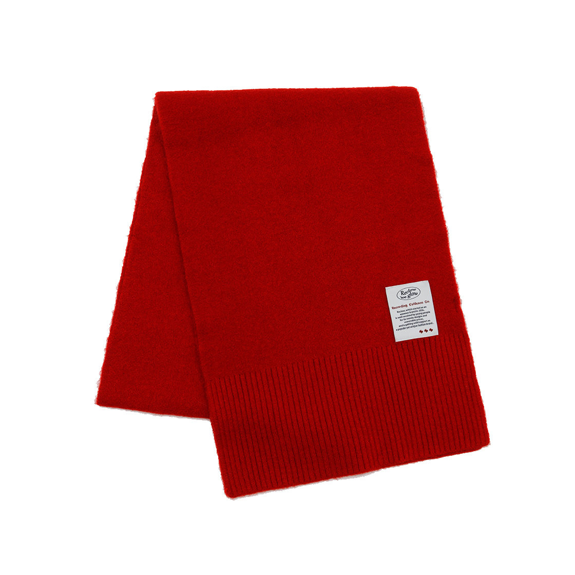 리끌로우 울터치 니트 머플러 레드(RECLOW Wool Touch Knit Muffler Red) - 1