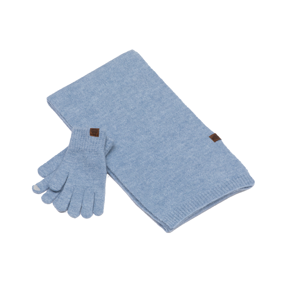 리끌로우 캔디 장갑 머플러 세트 스카이 블루(RECLOW Candy Gloves Muffler Set Sky Blue)