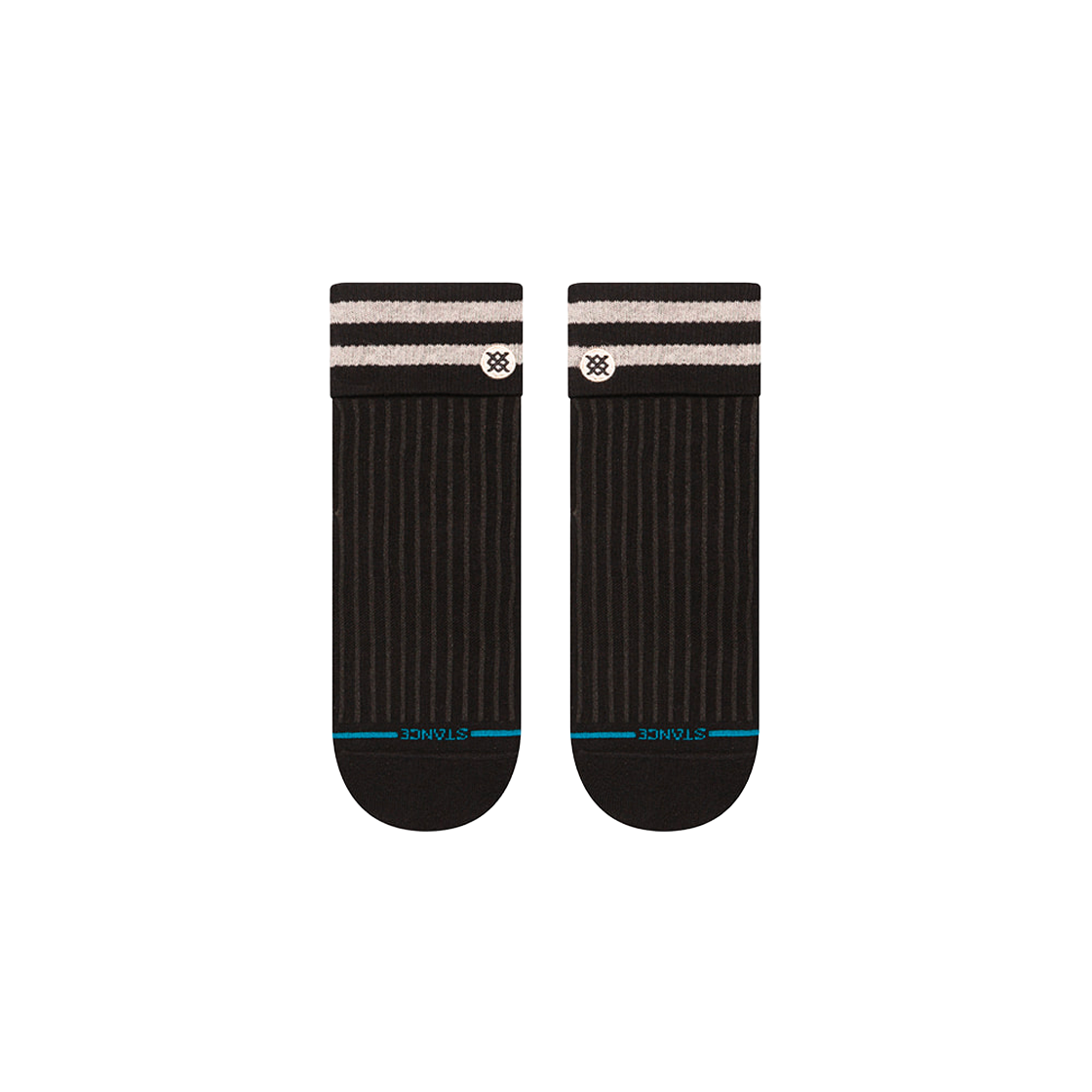 스탠스 우먼 롤 커프 쿼터(STANCE Roll Cuff Quarter Blk) - 2