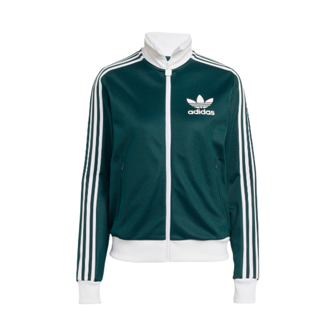 JX7852 Adidas Heritage Track Top Aurora Ivy White - KR Sizing