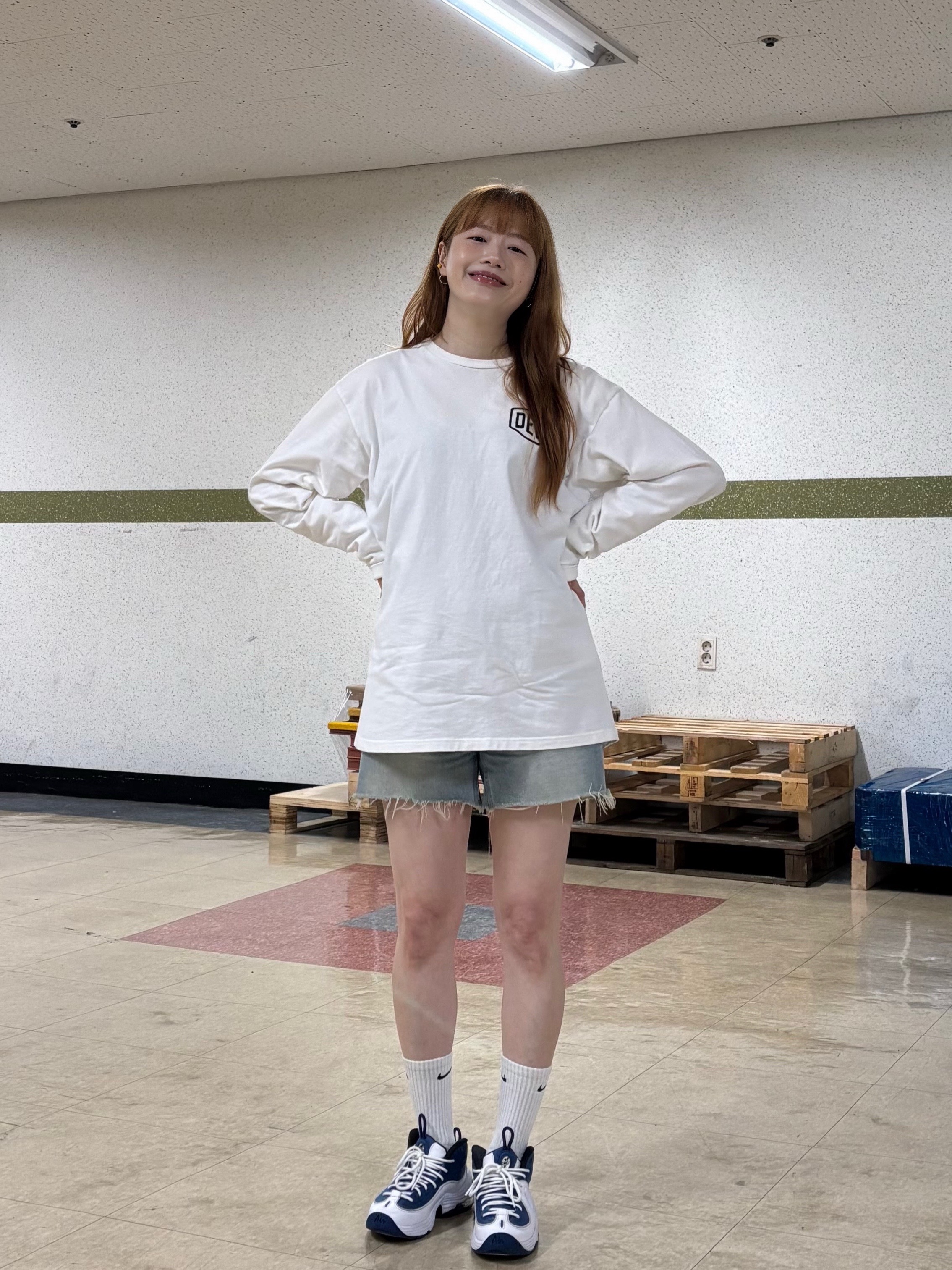 Deus Ex Machina Seoul College Long Sleeve T-Shirt White, Nike Air Penny II Atlantic Blue 착용 스타일 - 5