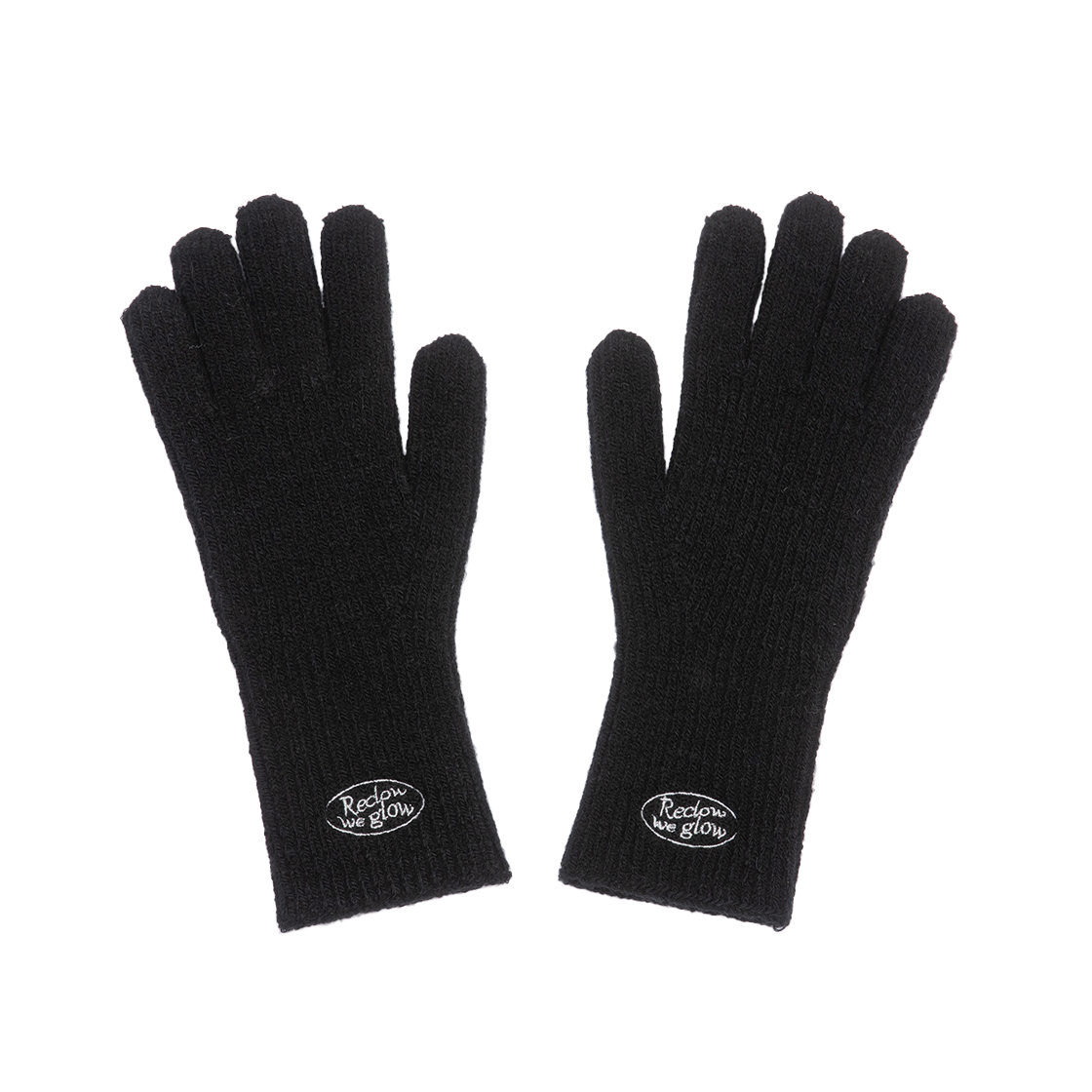 리끌로우 니트 로고 장갑 블랙(RECLOW Knit Logo Glove Black) - 2