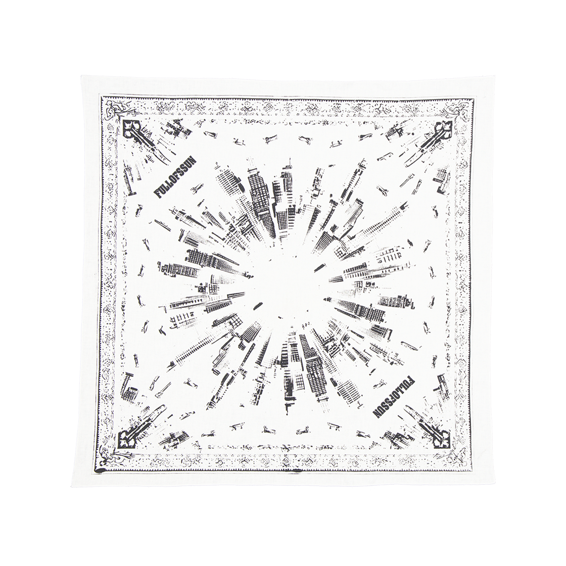 25FW-23(250223) Full of Ssun Sincity Bandana Cream