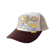 Kapital The Denim Died Print Trucker Cap Brown Kinari