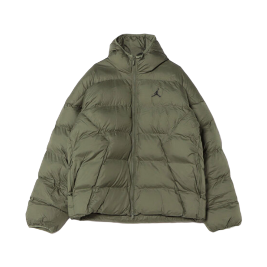 조던 브루클린 써마핏 패딩 자켓 미디움 올리브 블랙 (HV0532-222)(Jordan Brooklyn Therma-Fit Padded Jacket Medium Olive Black (HV0532-222))