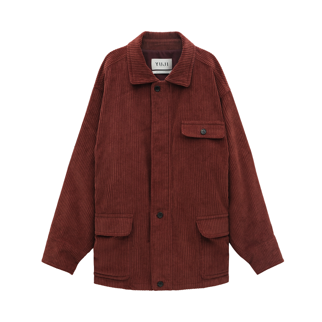 유지 볼드 코듀로이 헌팅 코트 와인(YUJI Bold Corduroy Hunting Coat Wine)