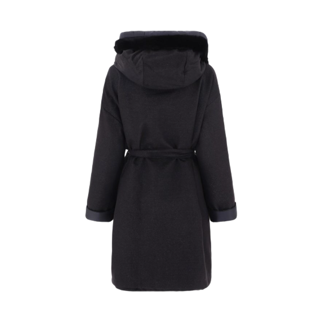 (W) 에르노 리버시블 다운 코트 블랙((W) Herno Reversible Down Coat Black) - 3