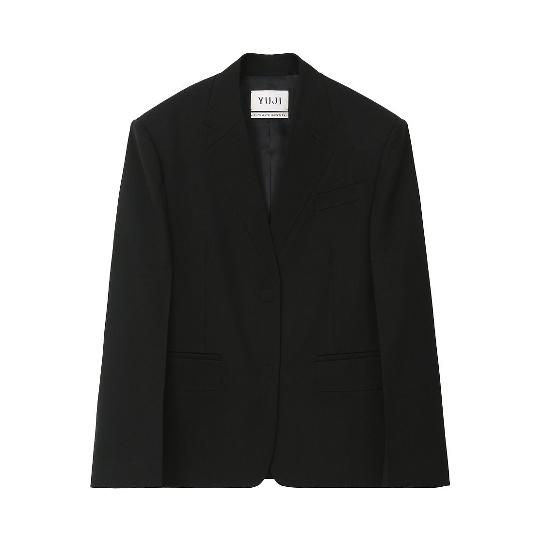 유지 플래튼드 테일러드 자켓 블랙(YUJI Flattened Tailored Jacket) - 2