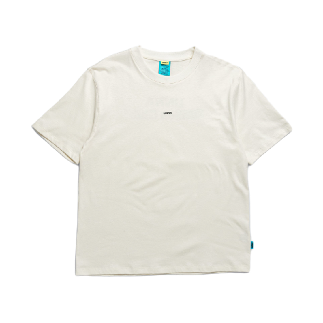 우나 스마일 클럽 티셔츠 바닐라 화이트(Unna Smiles Club T-Shirt Vanilla White)