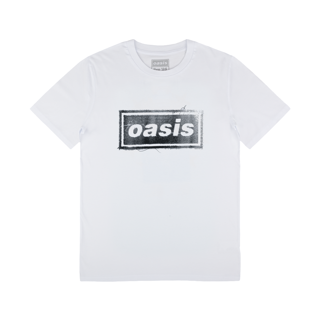 - Oasis Live '25 Thread Logo T-Shirt White