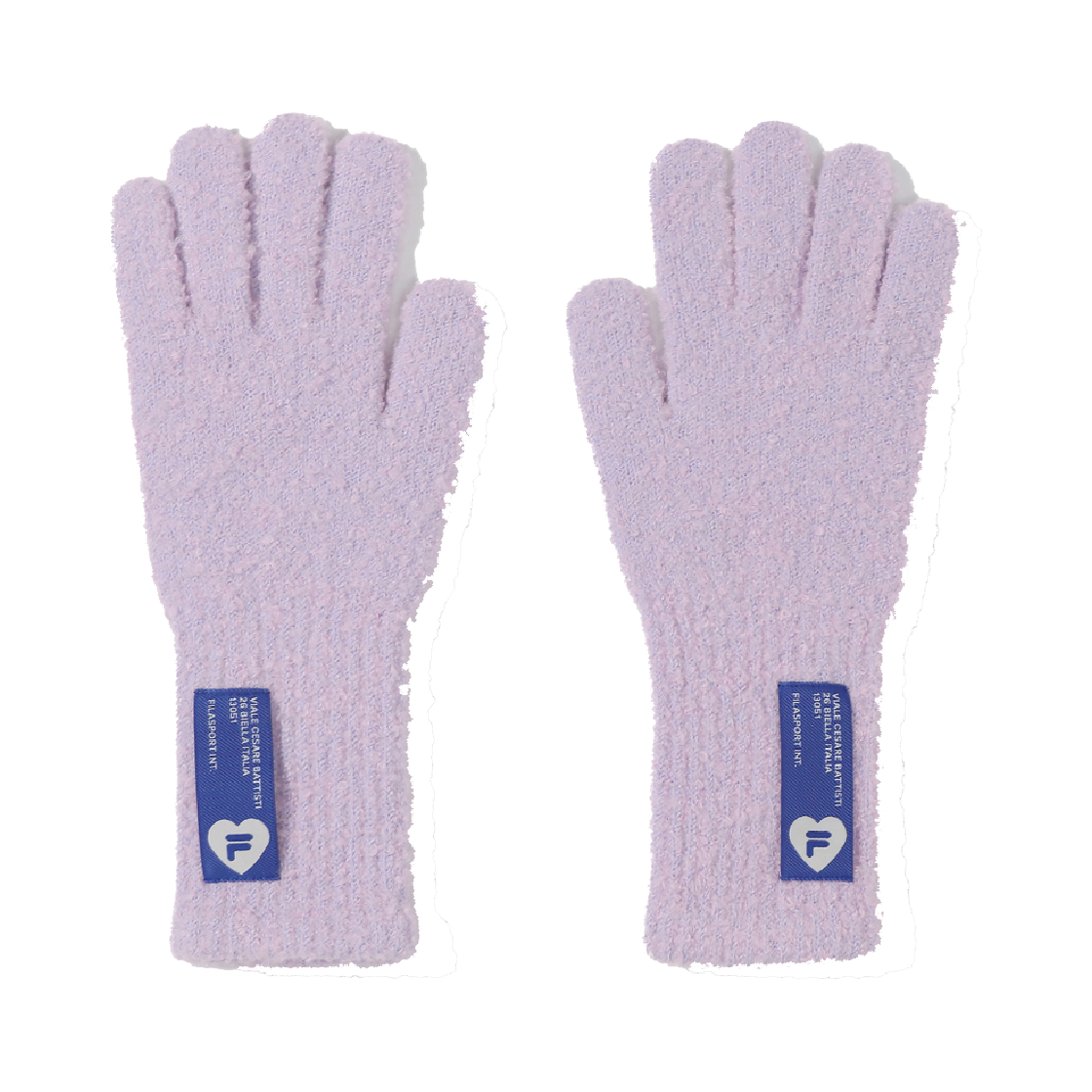 1100FS254KG01F001651 [6% 적립] FILA Cozy Knit Gloves Lavender