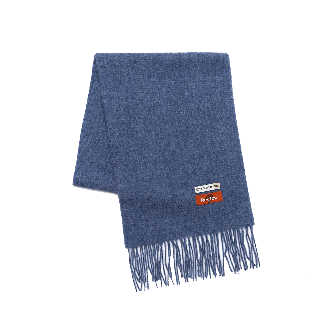 리끌로우 울 100% 머플러 Ver.2 블루(RECLOW Wool 100% Muffler Ver.2  Blue) - 1