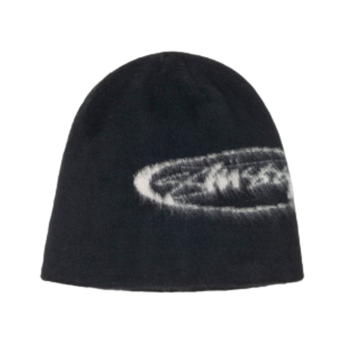 스투시 스컬캡 브러쉬드 오발 스탁 비니 블랙(Stussy Skullcap Brushed Oval Stock Beanie Black)