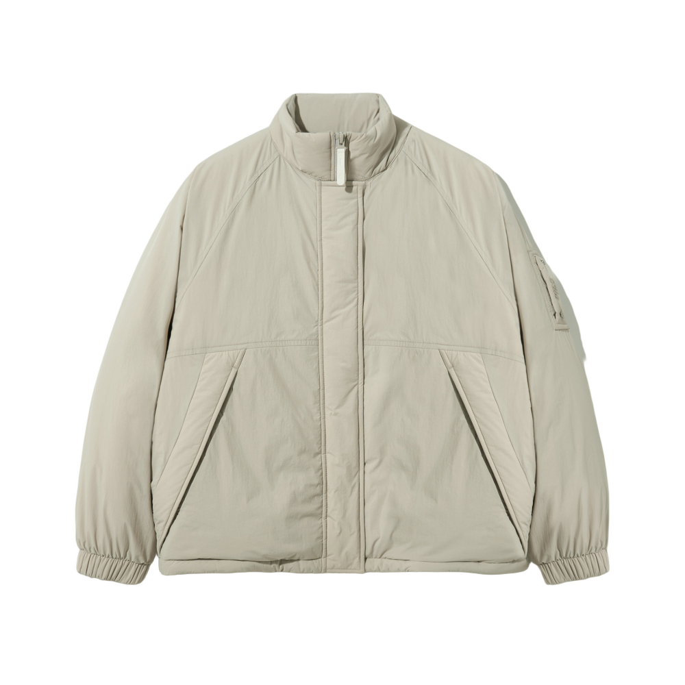 1100FS254JK01F001260 [6% 적립] FILA High Neck Padded Jacket Beige