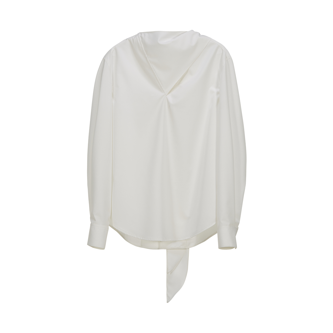 유지 스카프 블라우스 화이트(YUJI Scarf Blouse White)