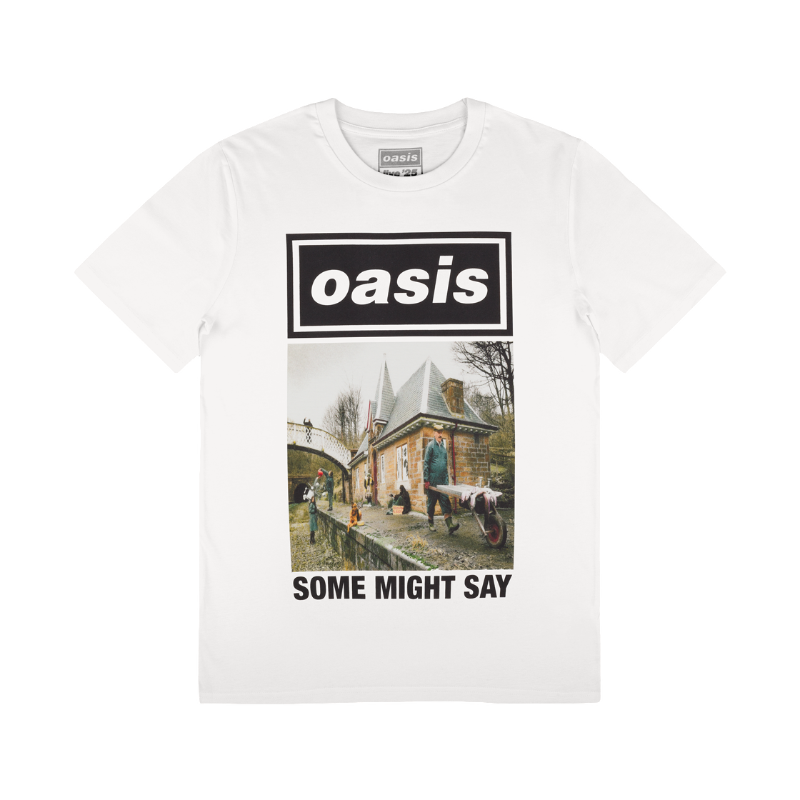- Oasis Live '25 Some Might Say Cover T-Shirt White