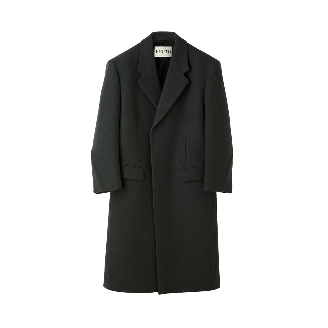 RM25WWCT004GR Recto Wool Single Coat Bluish Charcoal