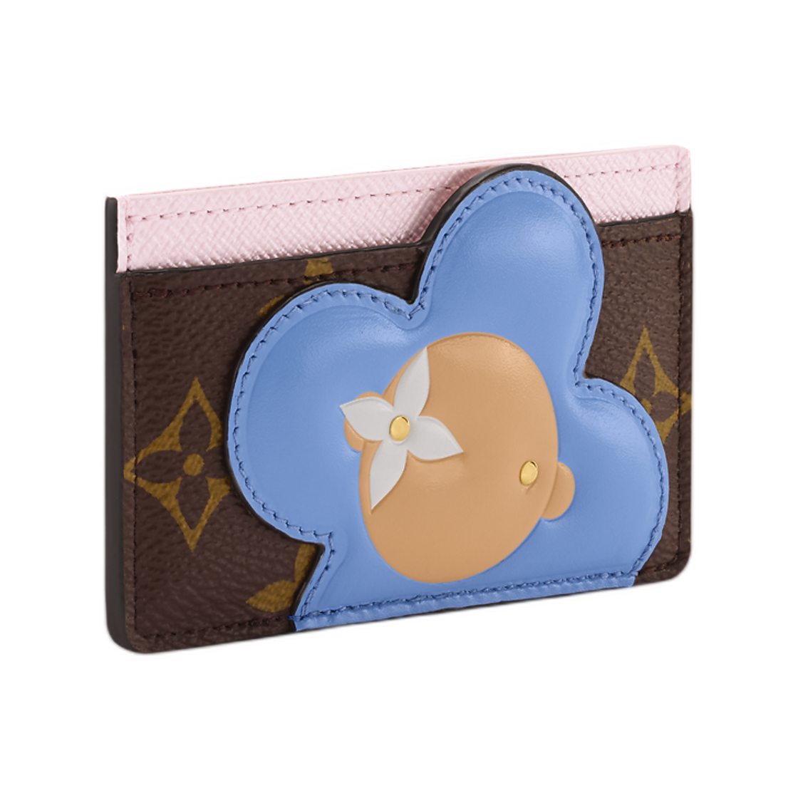 루이비통 카드 홀더 모노그램 스노위 펄 블루 프로스트(Louis Vuitton Card Holder Monogram Snowy Pearl Blue Frost) - 2