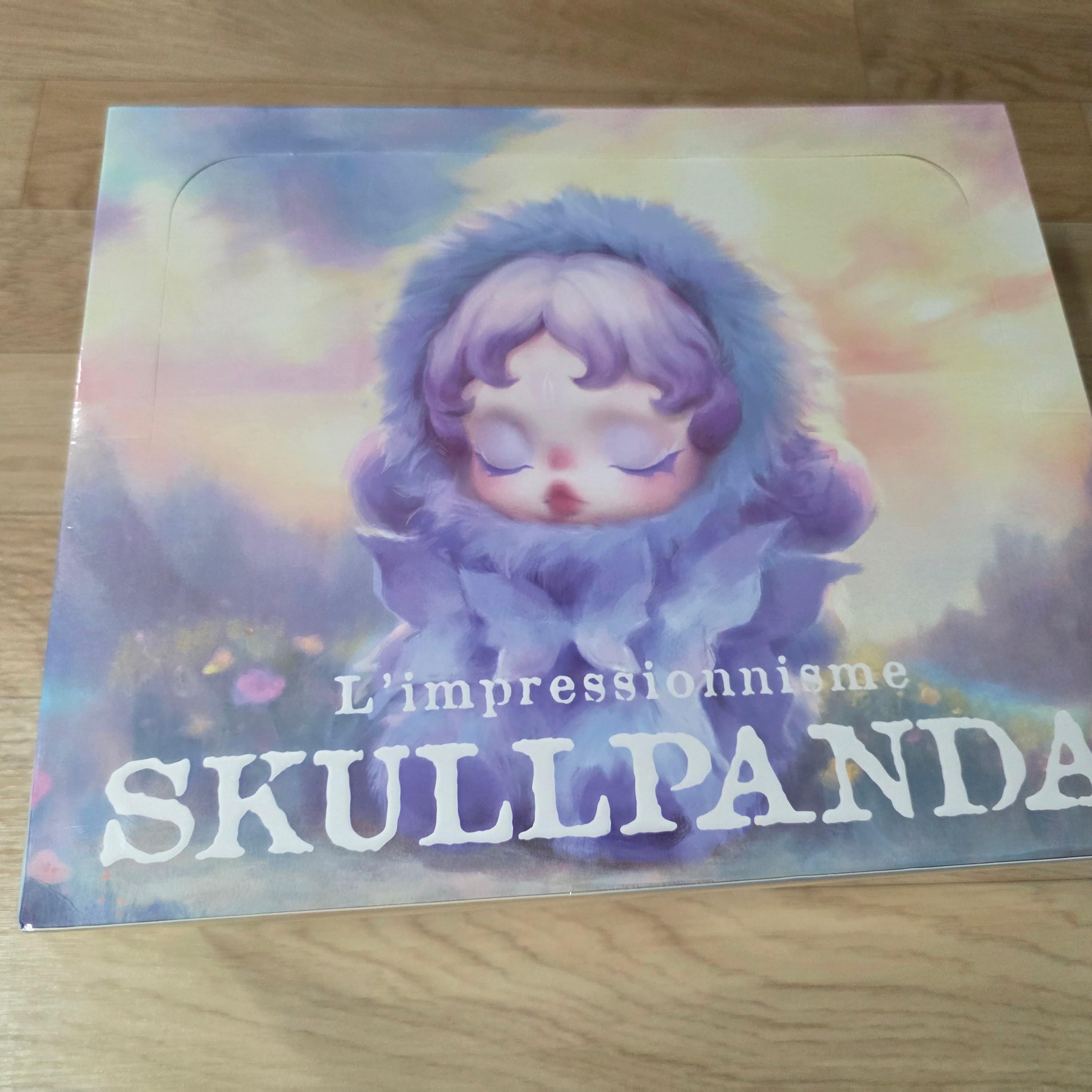 Pop Mart Skullpanda L’Impressionnisme Series Plush Doll (9 Blind Boxes) 착용 스타일