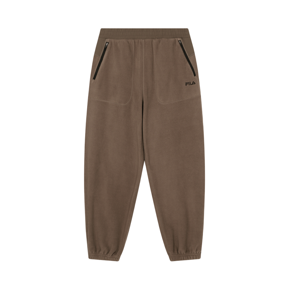 1100FS254FP02X001217 [6% 적립] FILA Micro Fleece Pants Brown