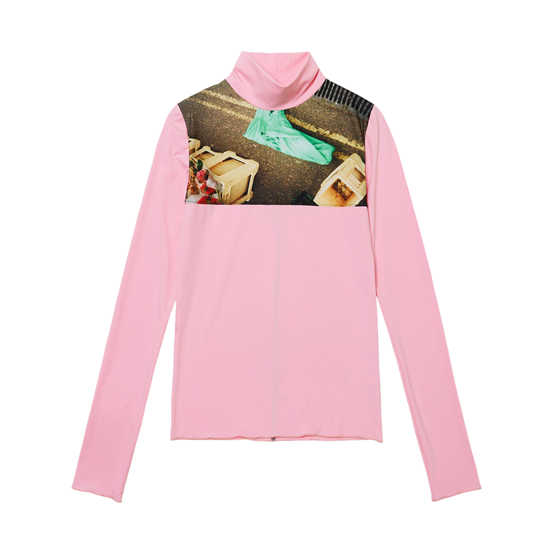 S25FW2004RD SEEN Hi-Neck Frame Long Sleeve Road