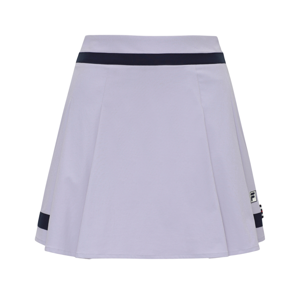 1100FS253SK11F001586 [6% 적립] FILA Line Color Pleats Skirt Lavender