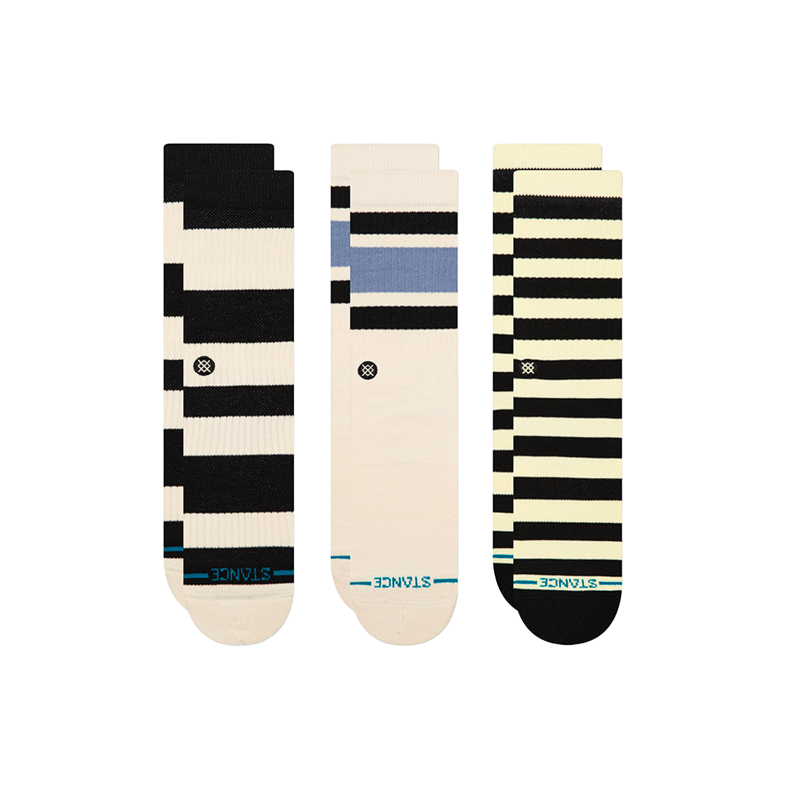 스탠스 유니섹스 프레드 크루 3팩(STANCE Fred Crew 3 Pack Mul)