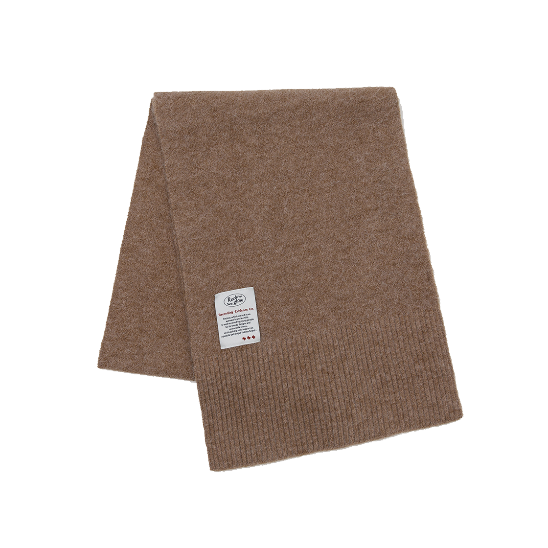 리끌로우 울터치 니트 머플러 브라운(RECLOW Wool Touch Knit Muffler Brown) - 1