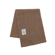 RECLOW Wool Touch Knit Muffler Brown