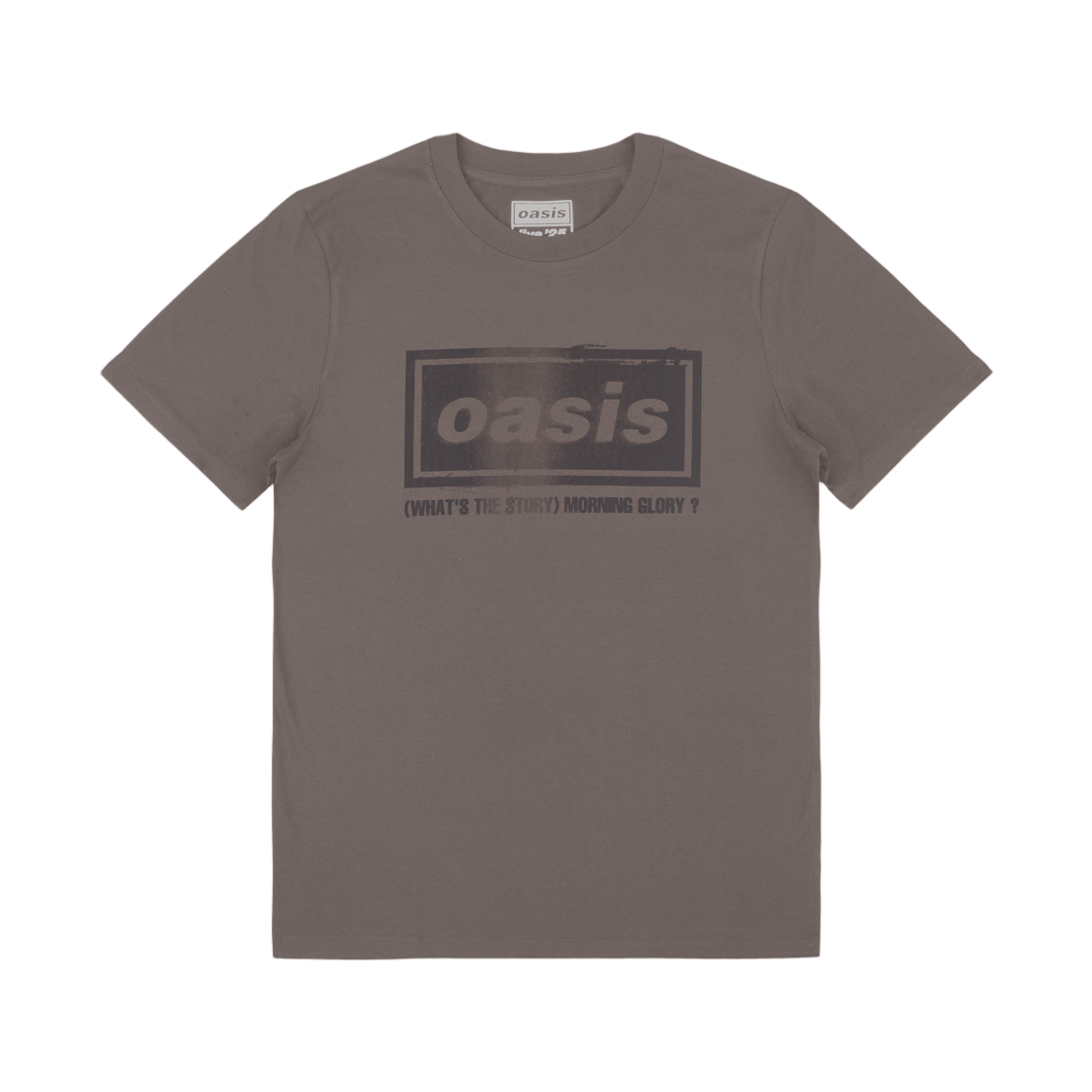 오아시스 라이브 '25 왓츠 더 스토리 트랙리스트 헤비웨이트 티셔츠 페이디드 브라운(Oasis Live '25 What's The Story Tracklist Heavyweight T-Shirt Faded Brown) - 1