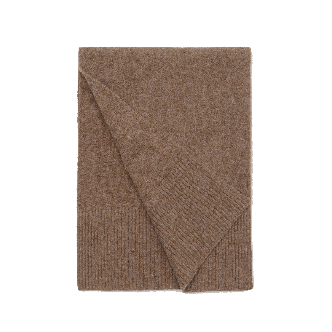 리끌로우 울터치 니트 머플러 브라운(RECLOW Wool Touch Knit Muffler Brown) - 2