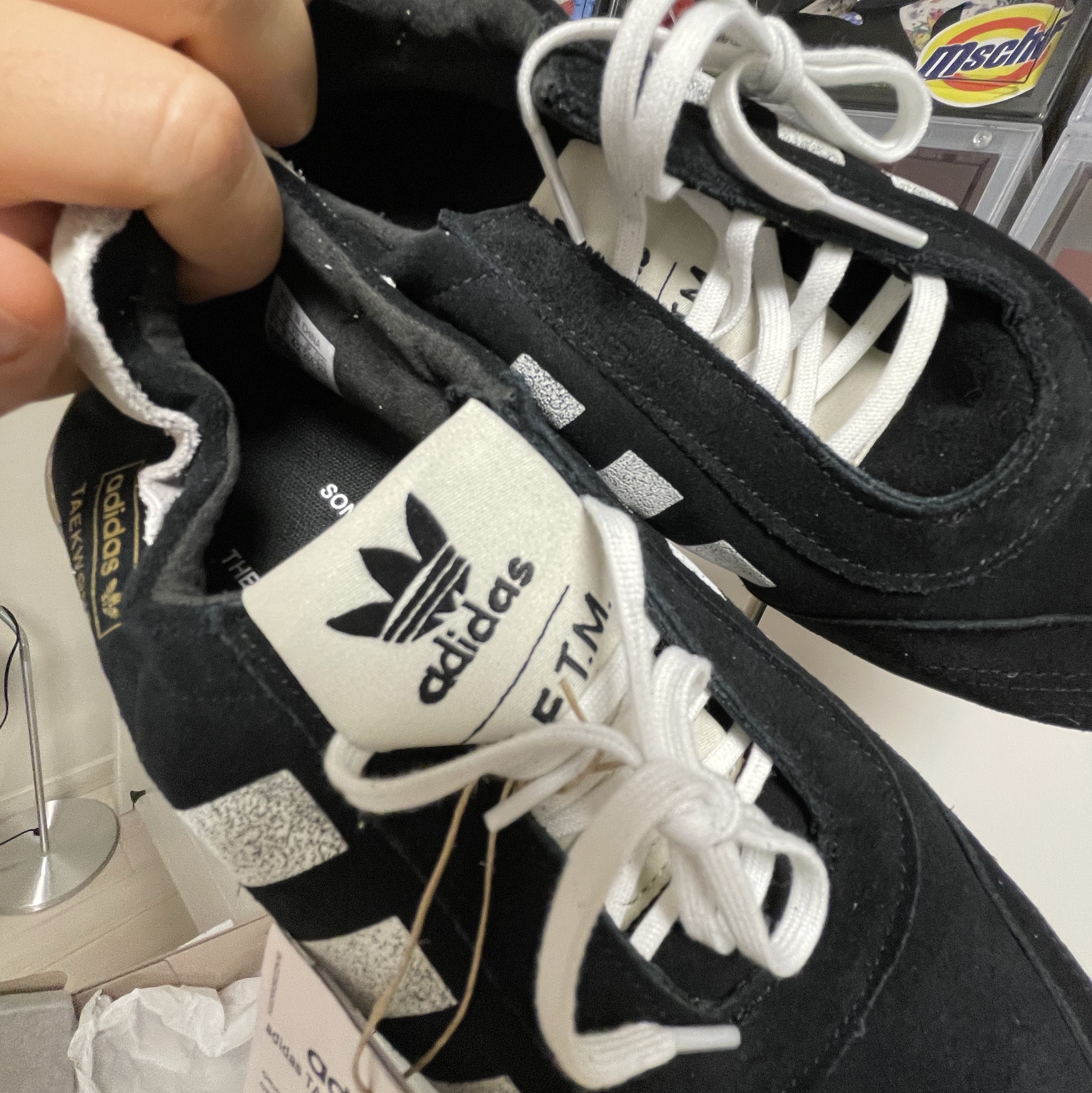 (W) Adidas x Song for the Mute Taekwondo Mei Core Black Cloud White 착용 스타일 - 3