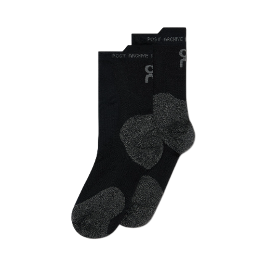 2UF30540777 On Running x Post Archive Faction (Paf) Merino Socks Black Glacier