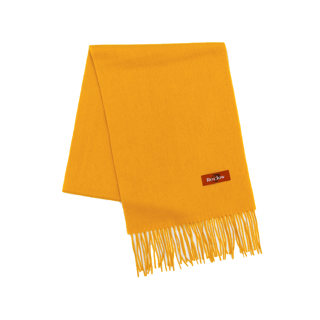 리끌로우 울 100% 머플러 머스타드(RECLOW Wool 100% Muffler Mustard) - 1