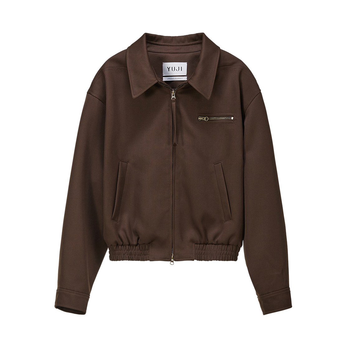 YJ-C02-JP077-U YUJI Hugo Bowling Jumper Brown