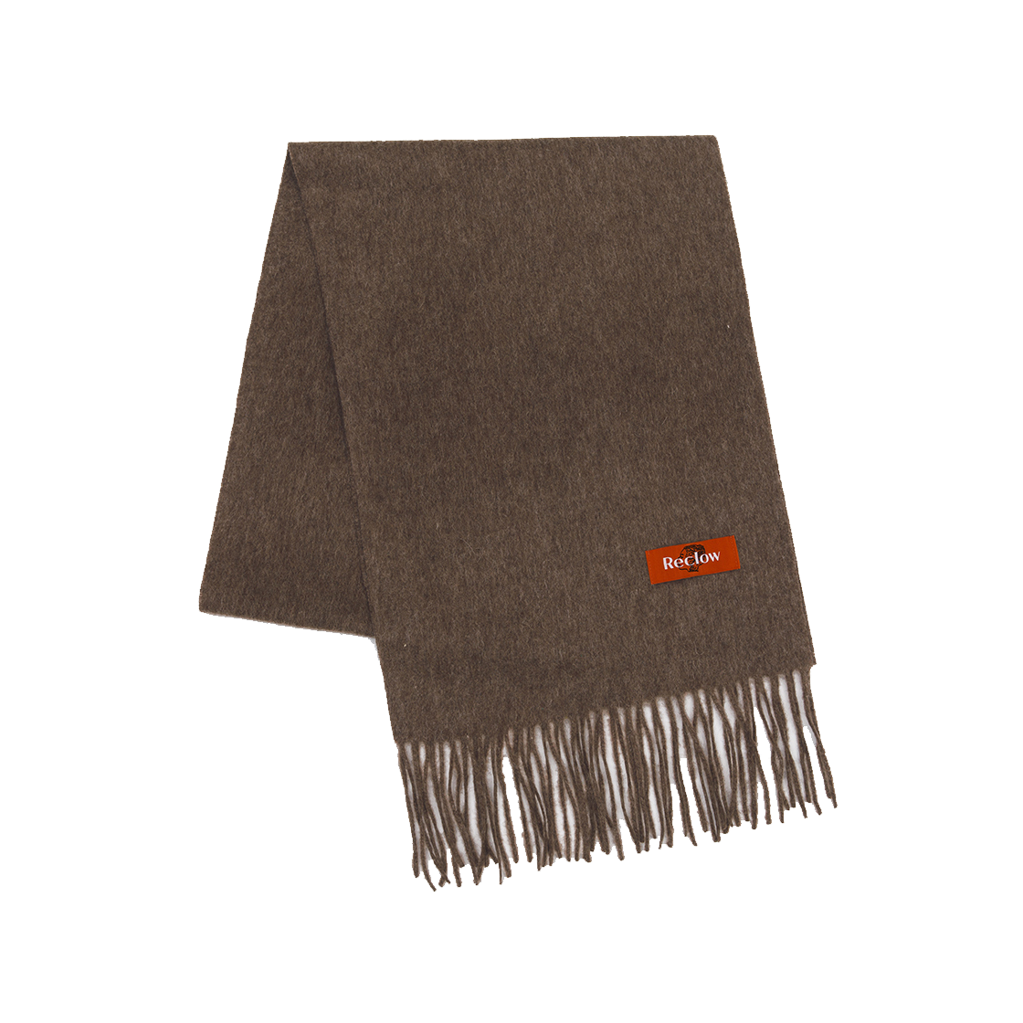 리끌로우 울 100% 머플러 브라운(RECLOW Wool 100% Muffler Brown)