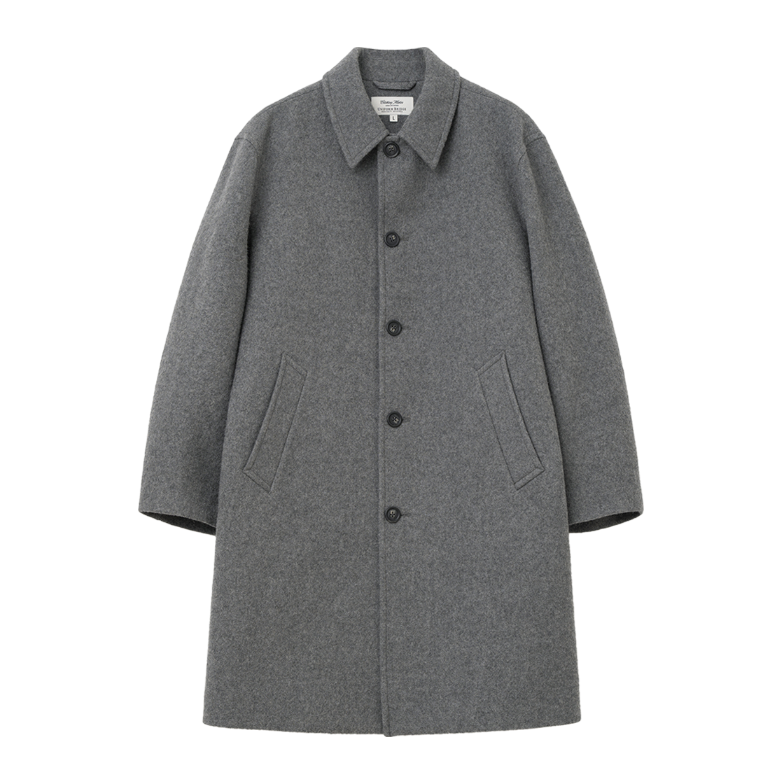UB2599CT250MMG Uniform Bridge Wool Single Coat Melange Grey