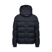 Moncler Maya 70 Hooded Short Down Jacket Night Blue - 25FW