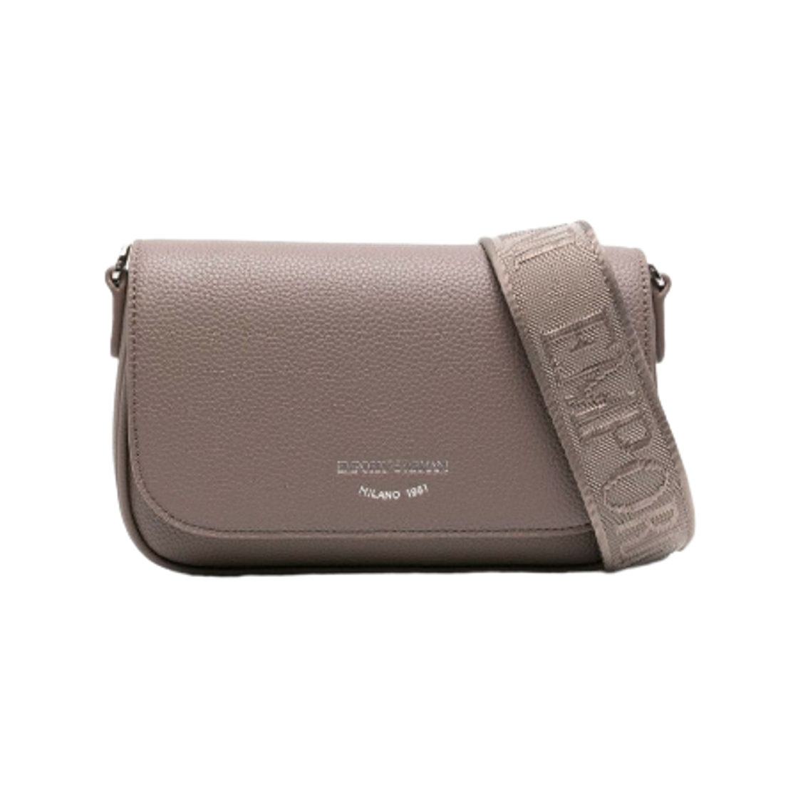 EW000538AF12036M1057 Emporio Armani Myea Deer Print Mini Bag Dove Grey