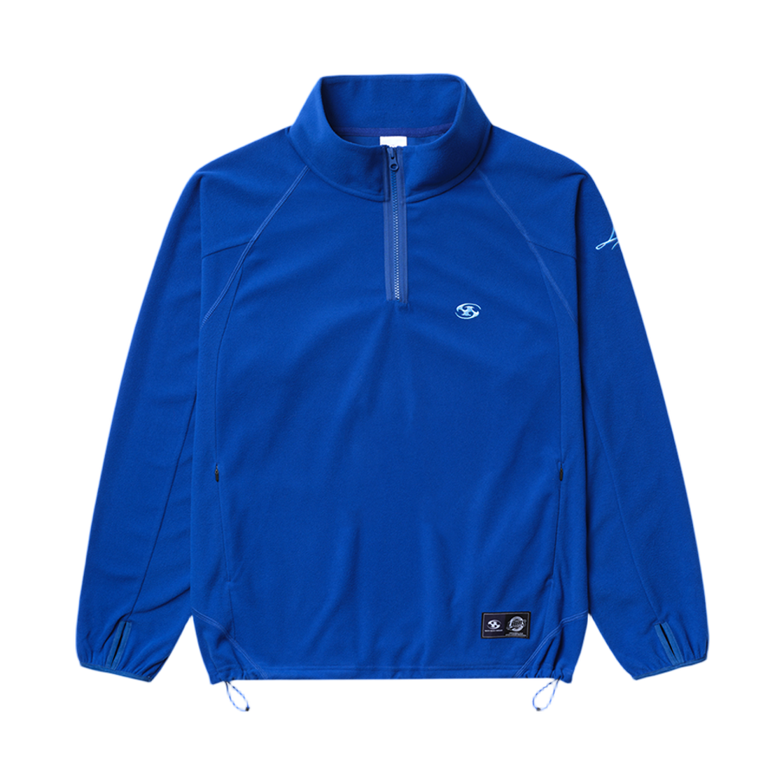 산산기어 x 삼성 라이온즈 하프집업 플리스 블루(Sansan Gear x Samsung Lions Half-Zip Up Fleece Blue) - 1