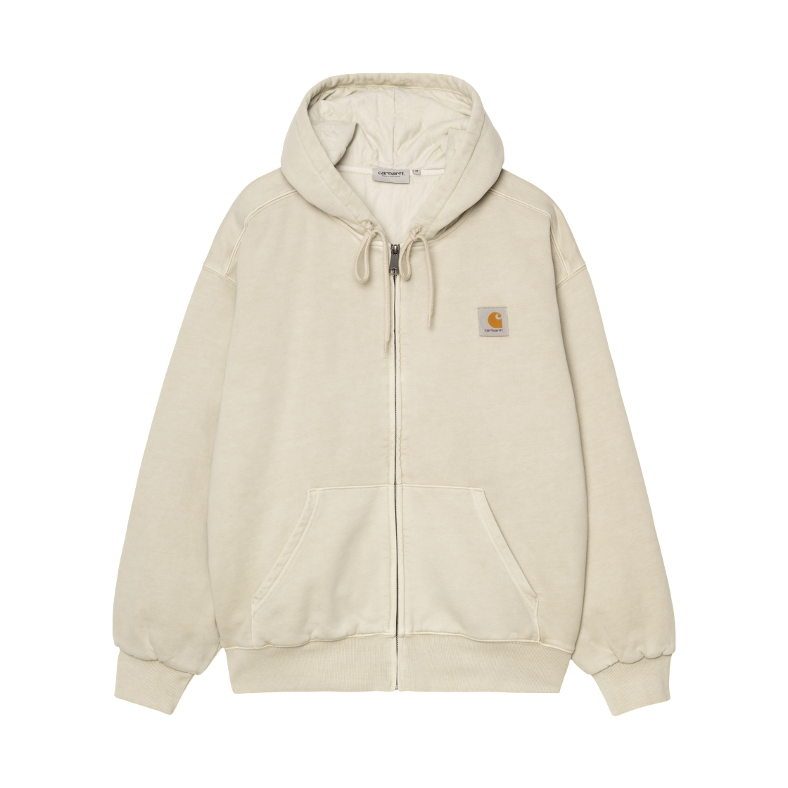 I029524-2LP-GD Carhartt WIP Hooded Vista Jacket Fleur De Sel Garment Dyed