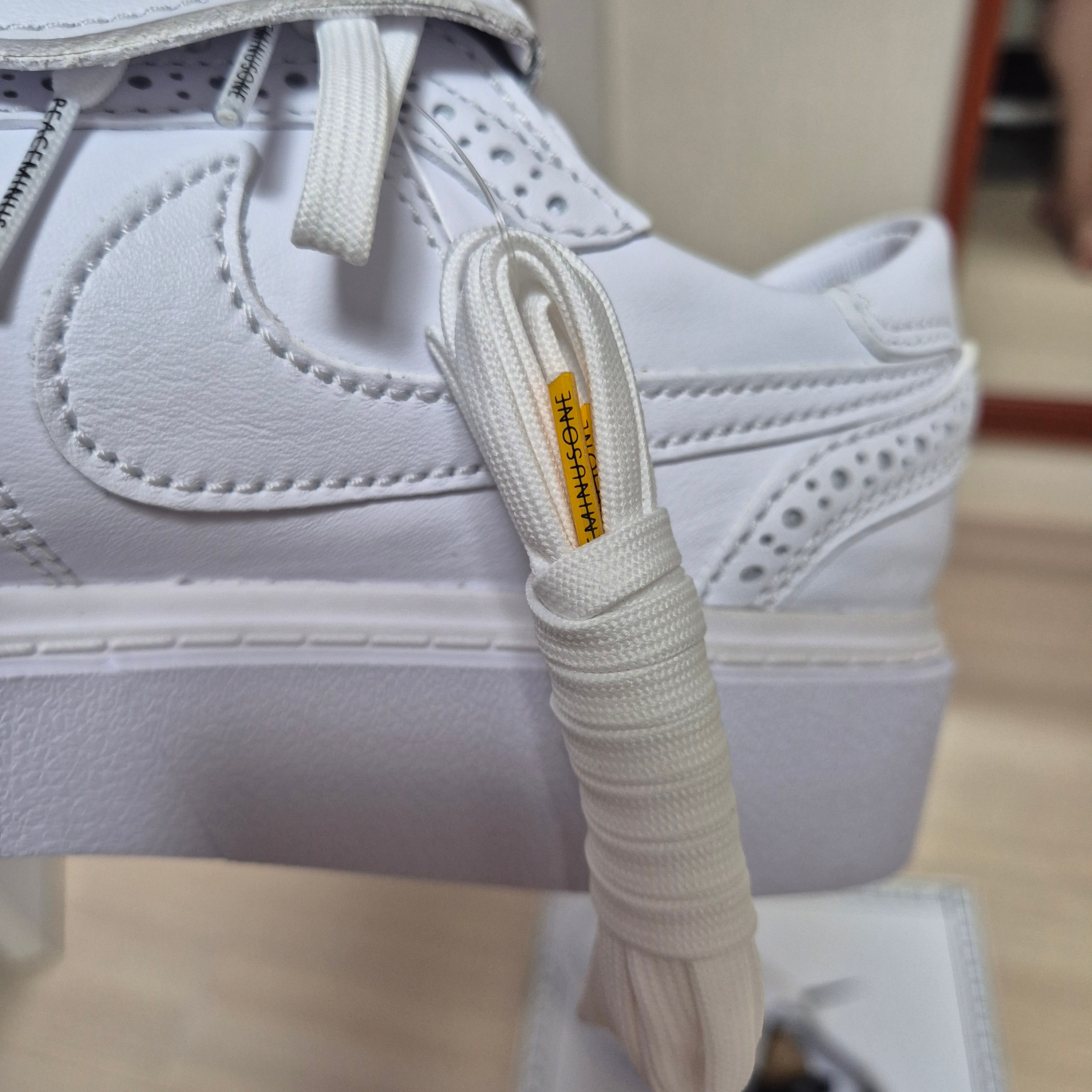 Nike x Peaceminusone Kwondo1 White 착용 스타일 - 8