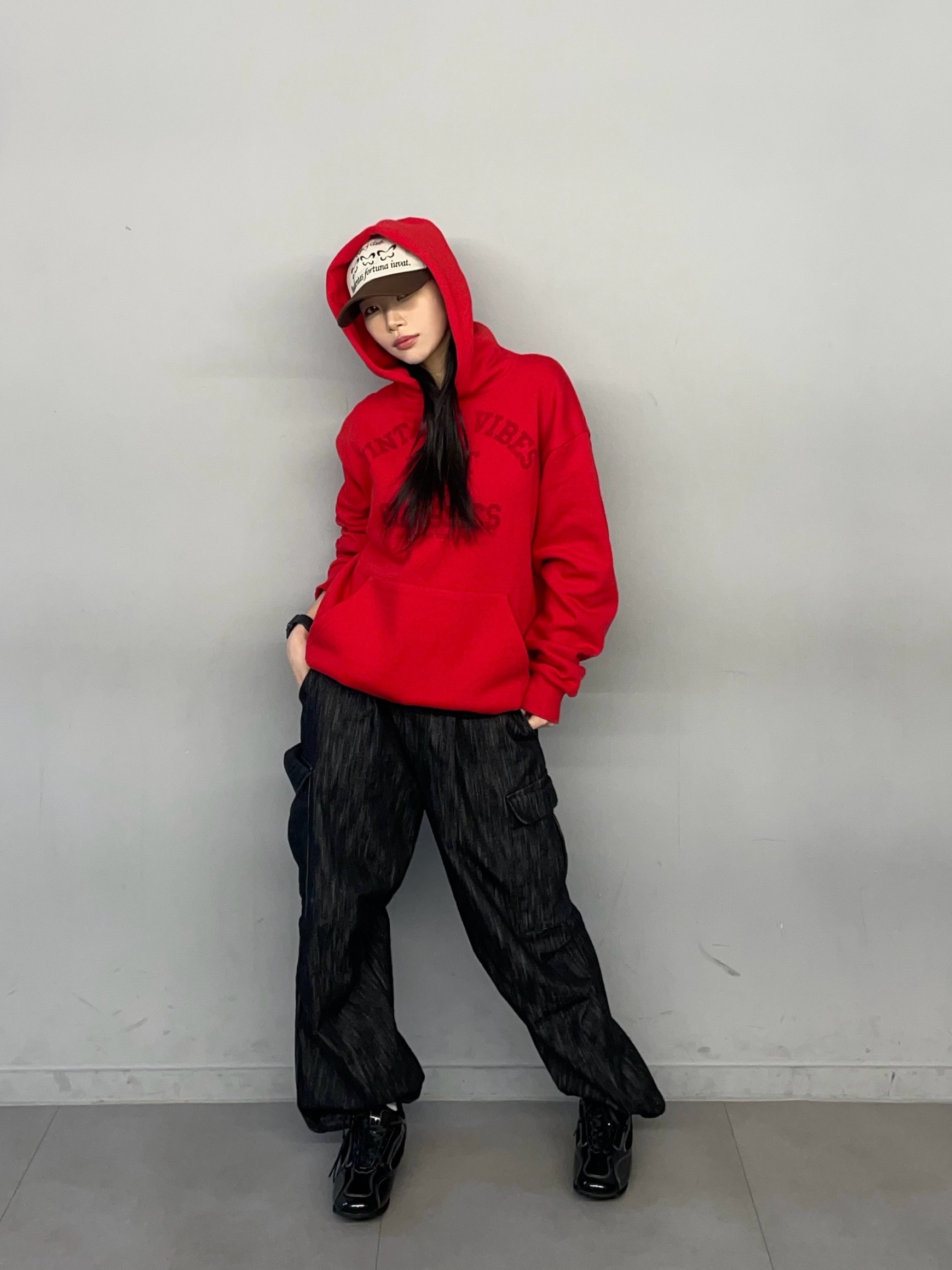 COREOFALCHEMY Runner Challenger Street Shoes Black 착용 스타일 - 2