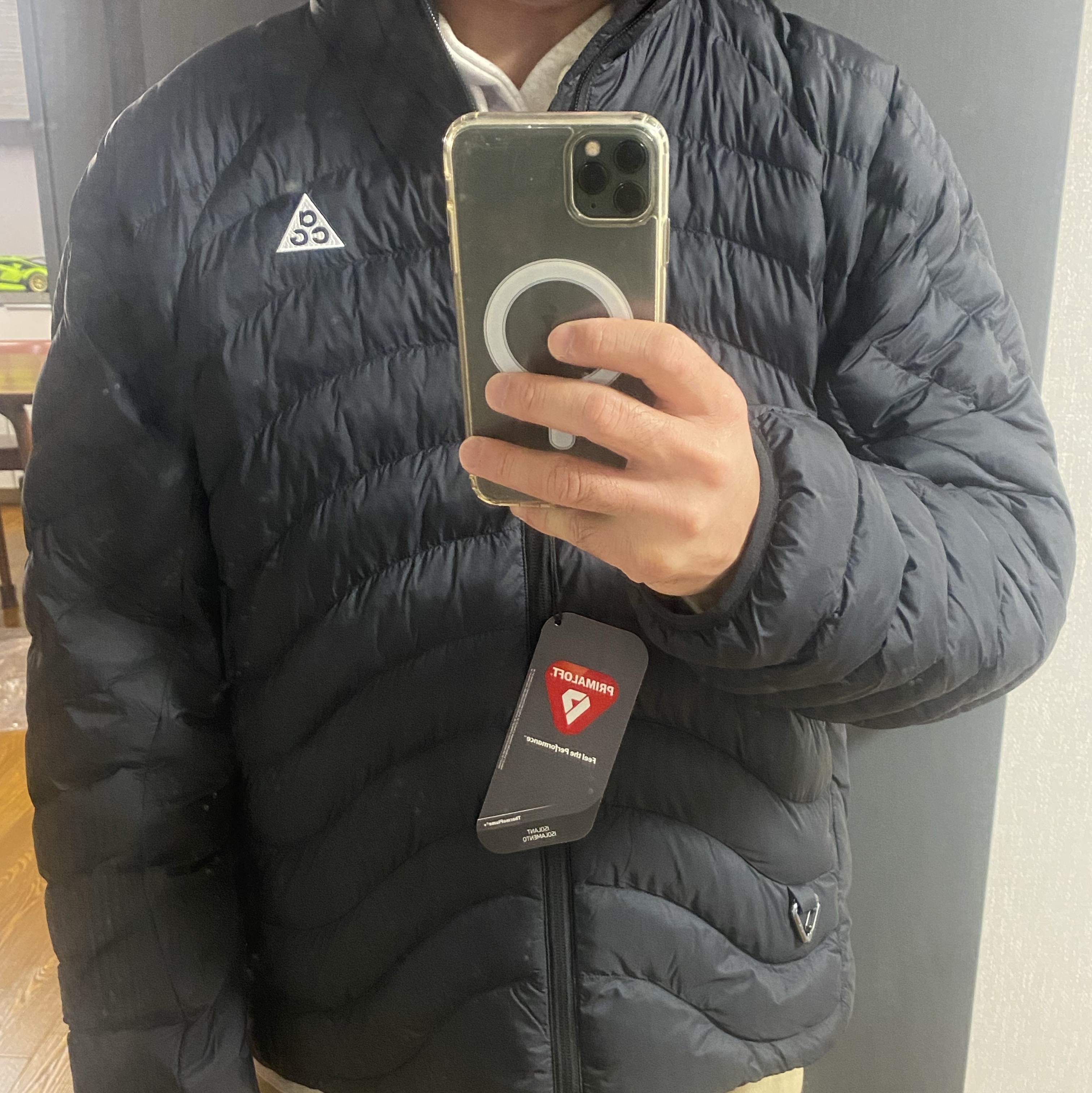 Nike ACG Lava Flow Therma-Fit ADV Jacket Black Summit White - Asia 착용 스타일 - 3