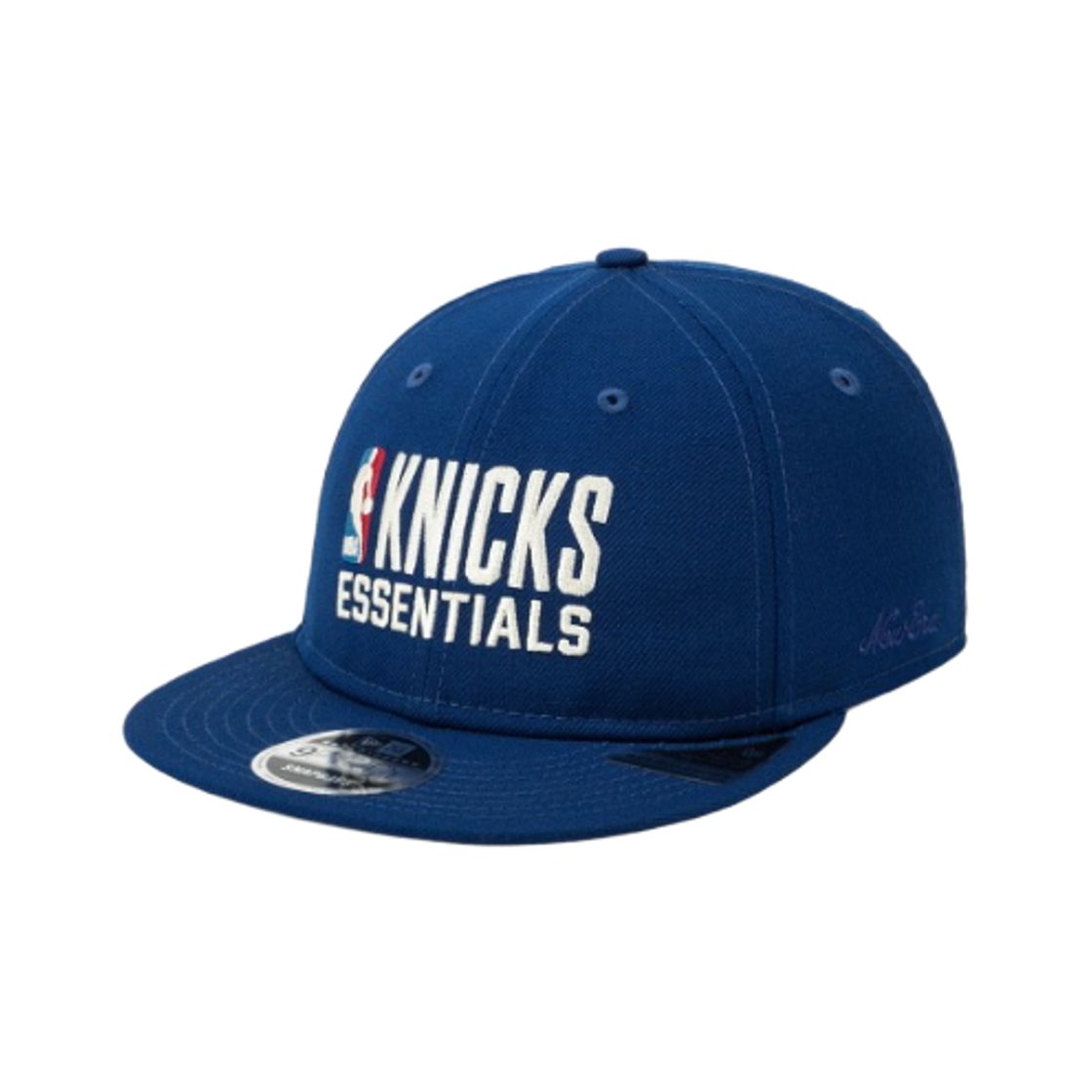 뉴에라 x 피어 오브 갓 NBA 뉴욕 닉스 레트로 크라운 9FIFTY 스냅백 라이트 로얄(New Era x Fear of God NBA New York Knicks Retro Crown 9FIFTY Snapback Light Royal) - 1